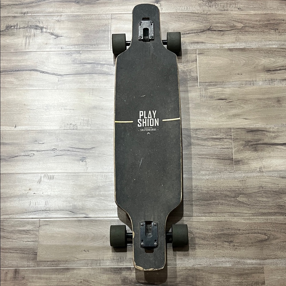 Black Longboard Skateboard